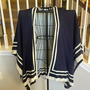 LAUREN RALPH LAUREN NAVY SHAWL